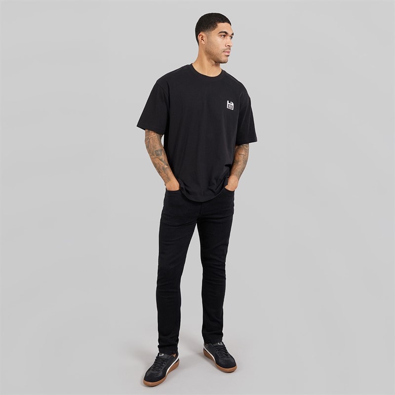 Indicode Herre Four O Four T-shirt Jet Black - Billede 4