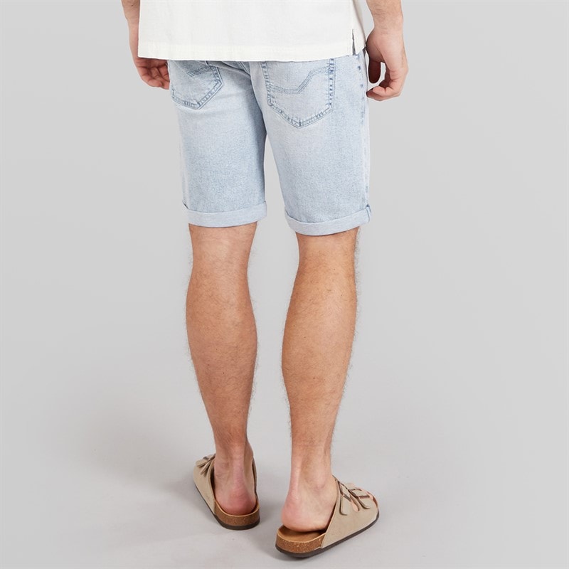Indicode Herre Kaden Shorts Foam Blue - Billede 2