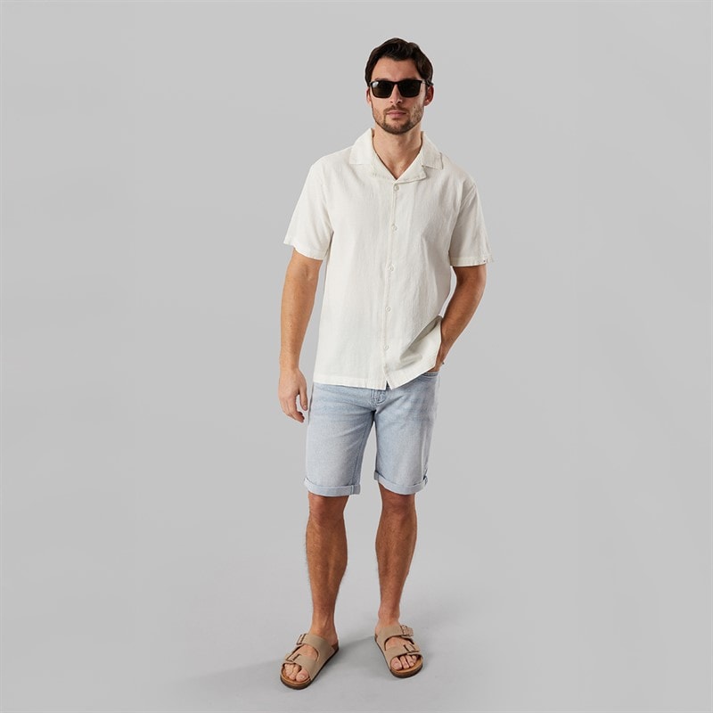Indicode Herre Kaden Shorts Foam Blue - Billede 4