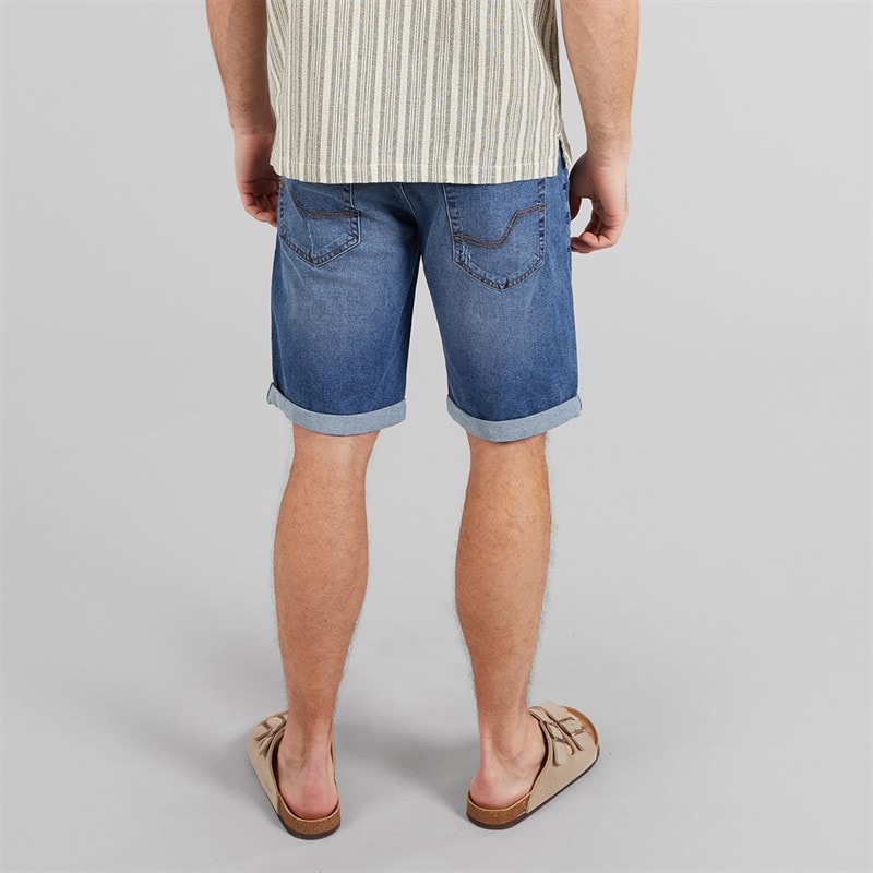 Indicode Herre Kaden Shorts Medium Indigo - Billede 2