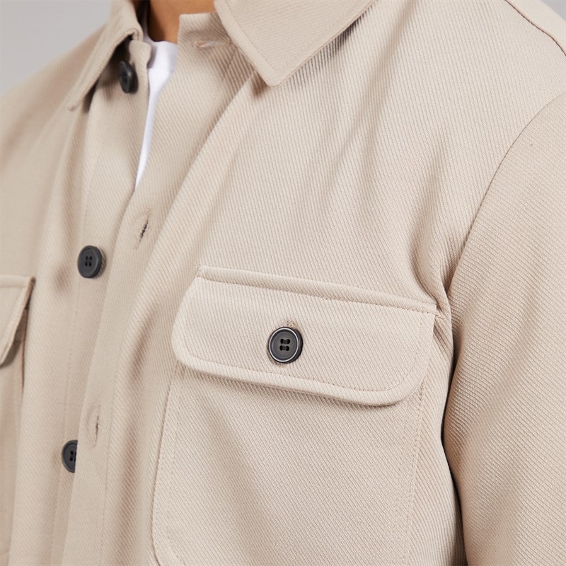 Indicode Herre Nello Skjorte Simply Taupe - Billede 3