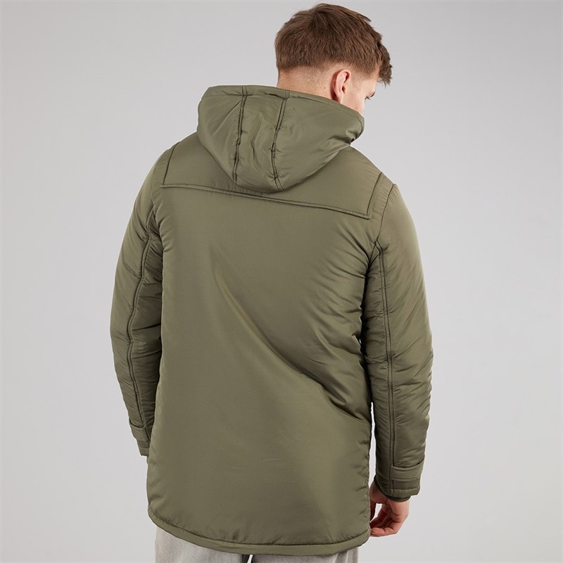 Indicode Herre Baltico Duffel Frakke Army - Billede 2