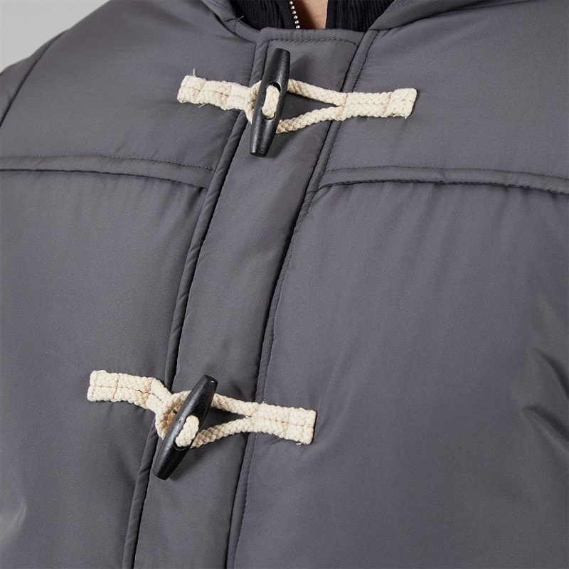 Indicode Herre Baltico Duffel Coat Mørkegrå Dk Grey - Billede 3