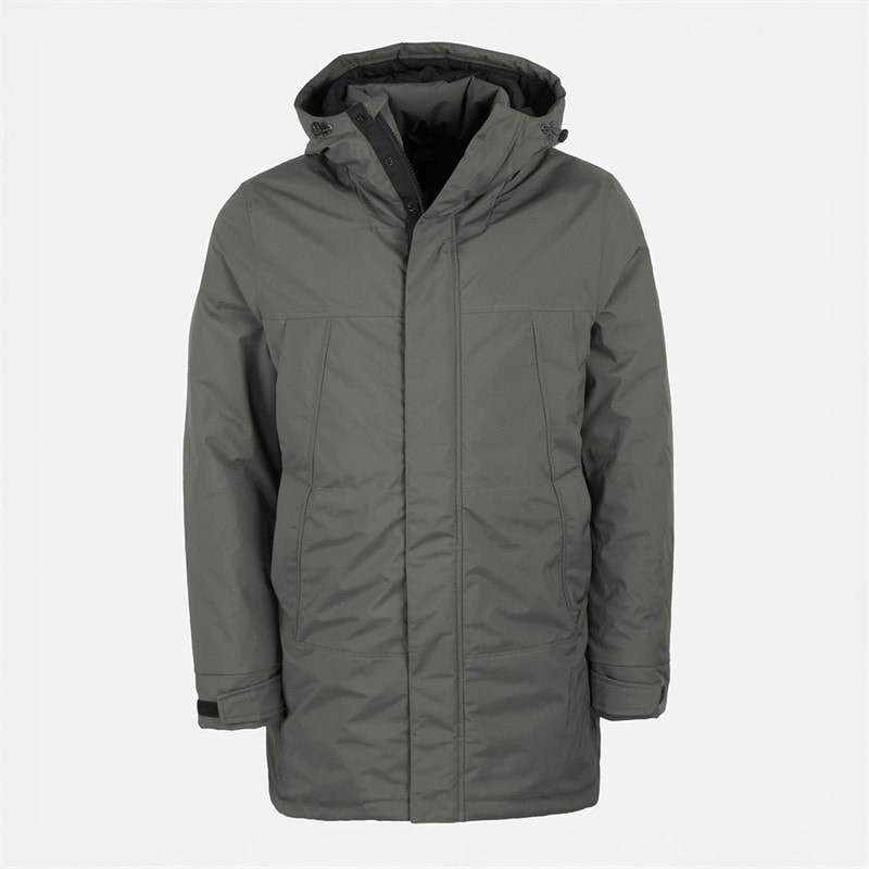 Indicode Herre Inbenyol Frakke Parka Castor Gray - Billede 1