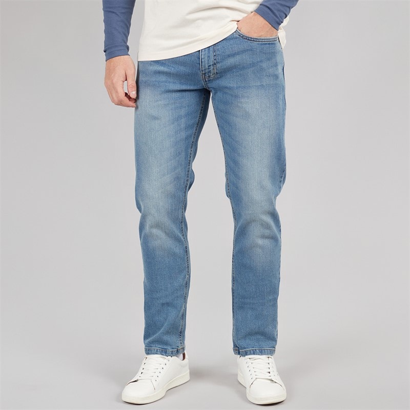 Indicode Herre Tony Regular Fit Jeans Space Blue - Billede 1