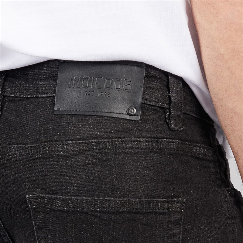 Indicode Herre Tony Regular Fit Jeans Sort - Billede 3