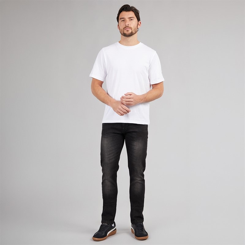 Indicode Herre Tony Regular Fit Jeans Sort - Billede 4