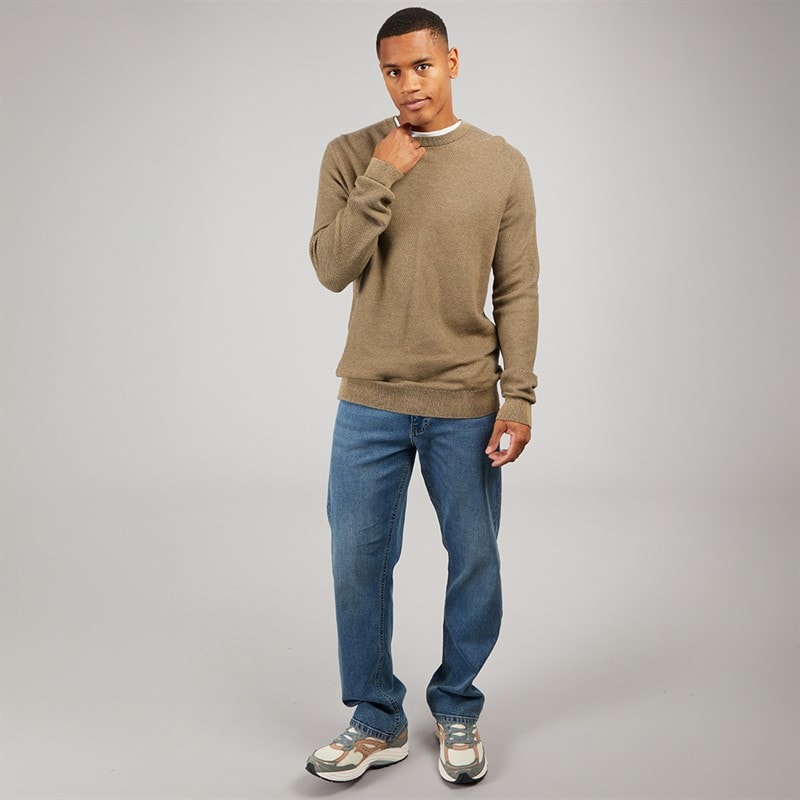 Indicode Herre Jexmon Strikket Sweater Kelp - Billede 3