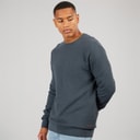 Indicode Herre Jexmon Strikket Sweater Dark Slate