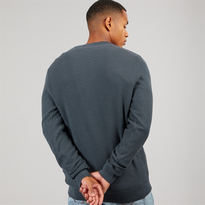 Indicode Herre Jexmon Strikket Sweater Dark Slate - Billede 2