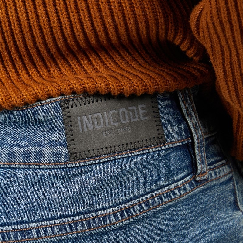 Indicode Herre Vince Regular Fit Jeans Medium Indigo - Billede 3