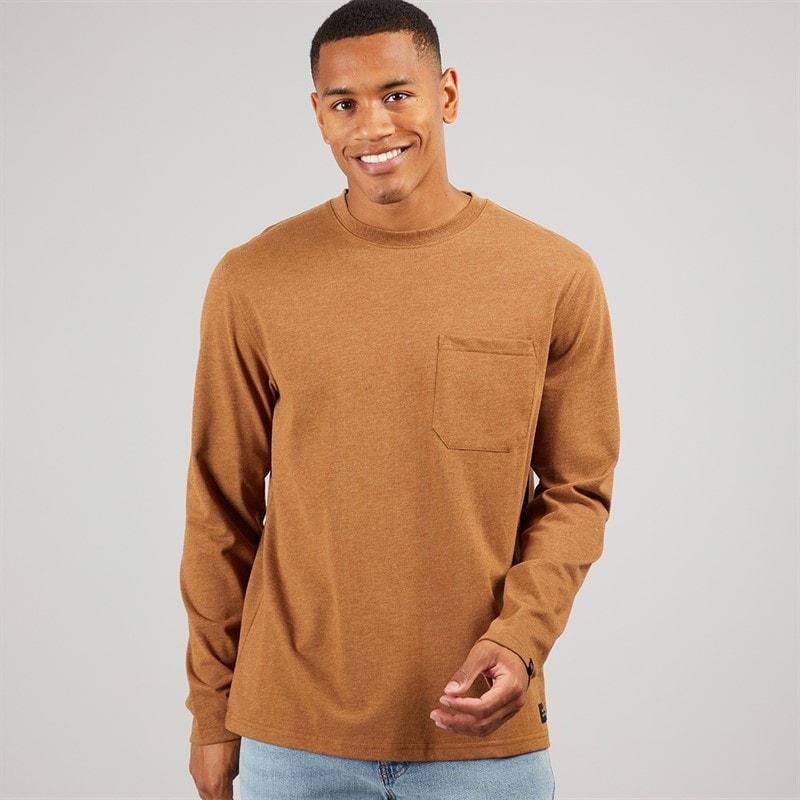 Indicode Herre Zarmark Langærmet T-shirt Monks Robe - Billede 1