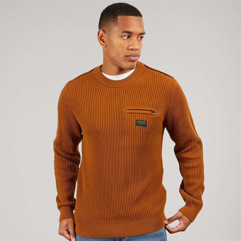 Indicode Herre Phjot Strikket Sweater Monks Robe - Billede 1