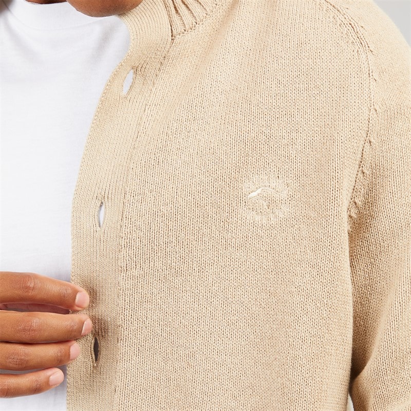 Indicode Herre Escobart Strikket Cardigan Irsk creme - Billede 3