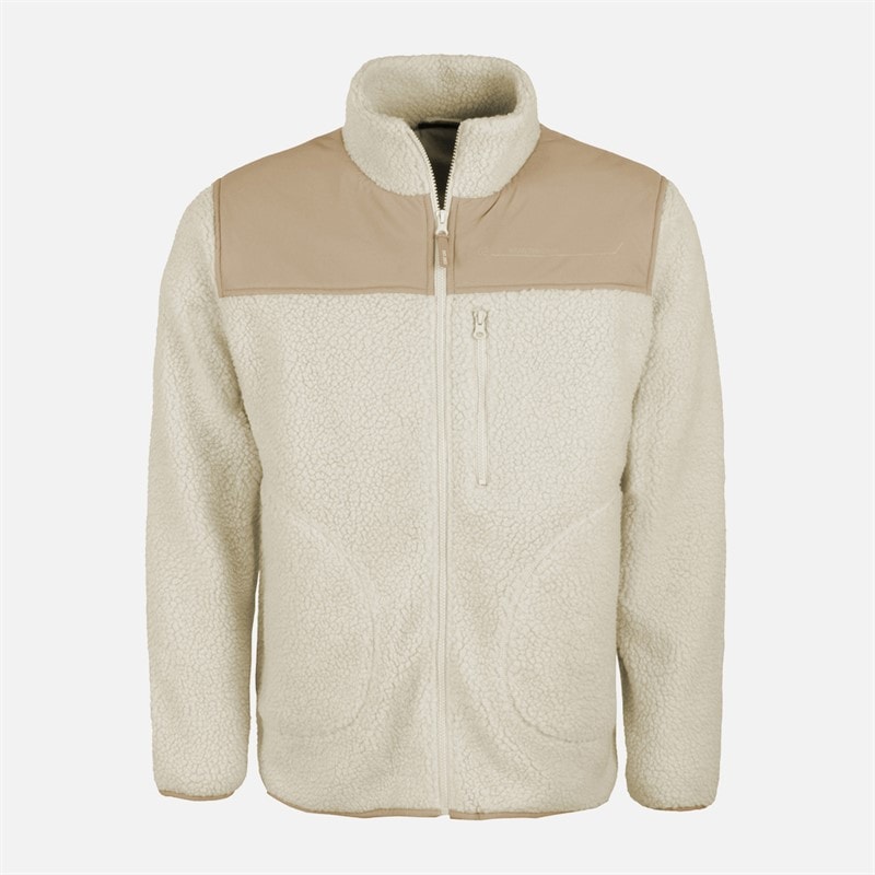 Indicode Herre Inernestoy Fleece Hvid asparges - Billede 1