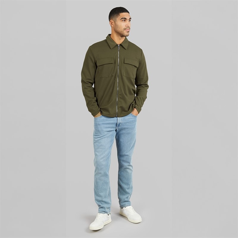 Indicode Herre Nello Lynlås Skjorte Army - Billede 4
