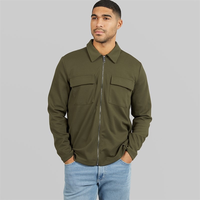 Indicode Herre Nello Lynlås Skjorte Army - Billede 5