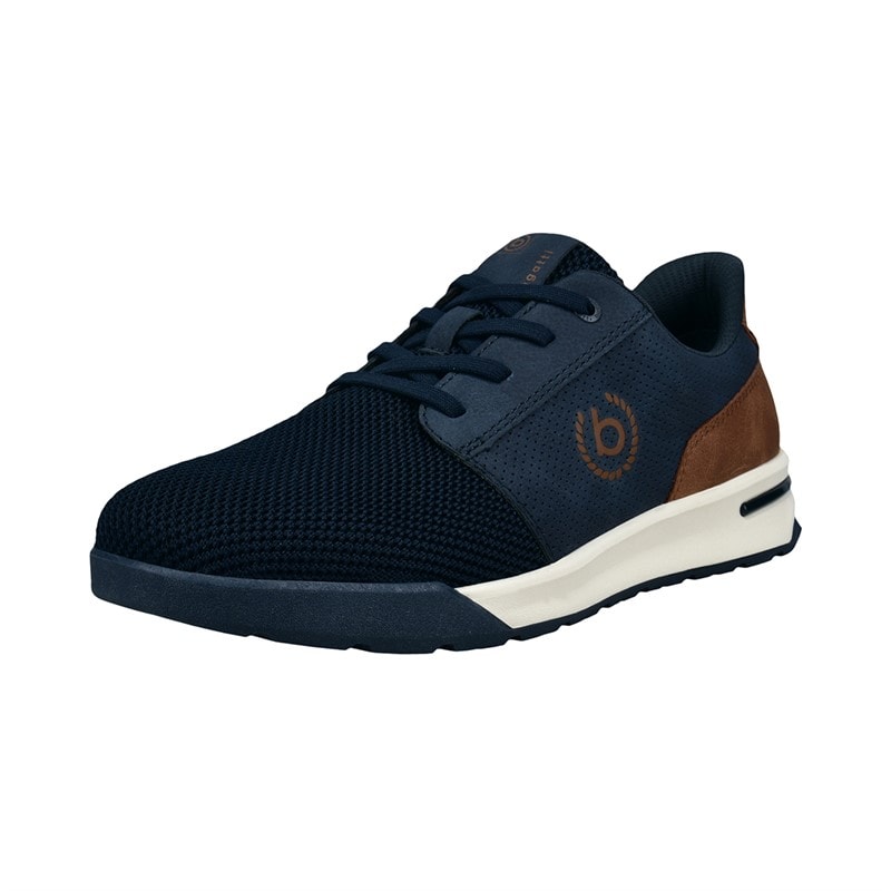 Bugatti Herre Fineas Sneakers Dark Blue/Cognac - Billede 2