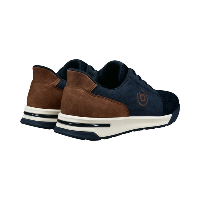 Bugatti Herre Fineas Sneakers Dark Blue/Cognac - Billede 4
