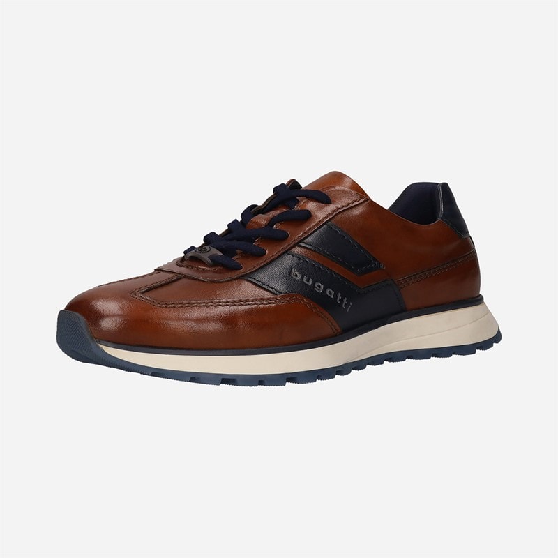 Bugatti Herre Timon Træner Cognac/Dark Blue - Billede 2
