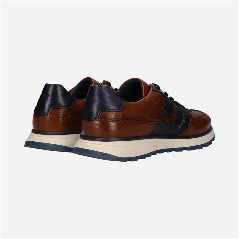 Bugatti Herre Timon Træner Cognac/Dark Blue - Billede 4