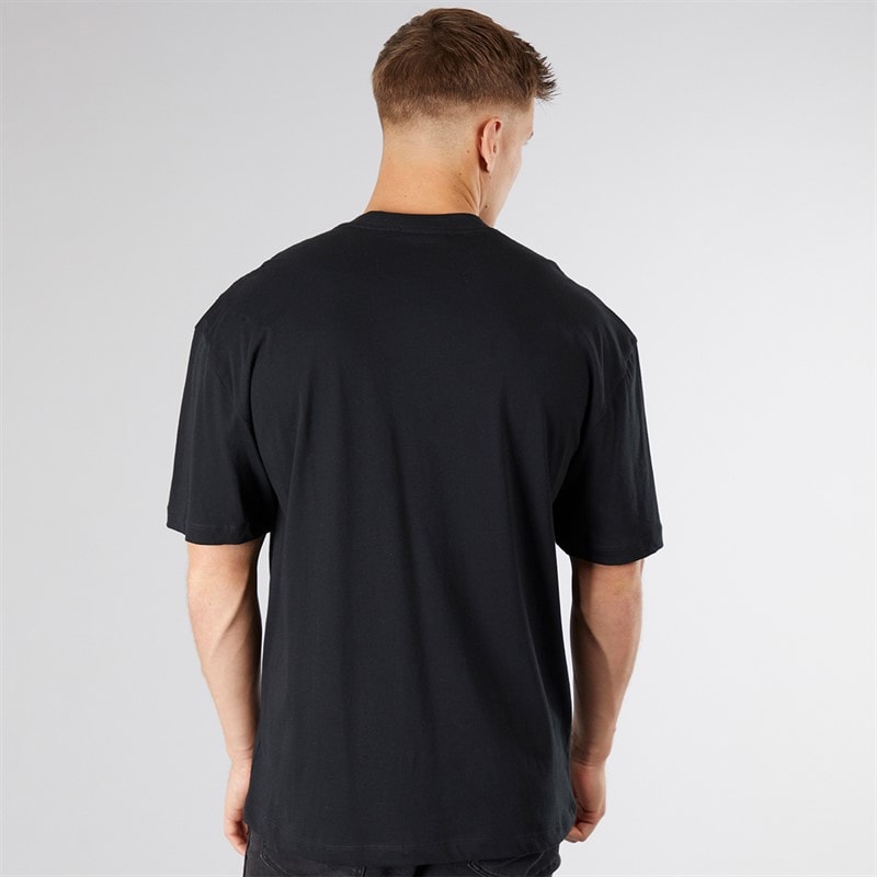Scotch & Soda Herre Oversized Grafik T-Shirt Sort/Rød - Billede 2