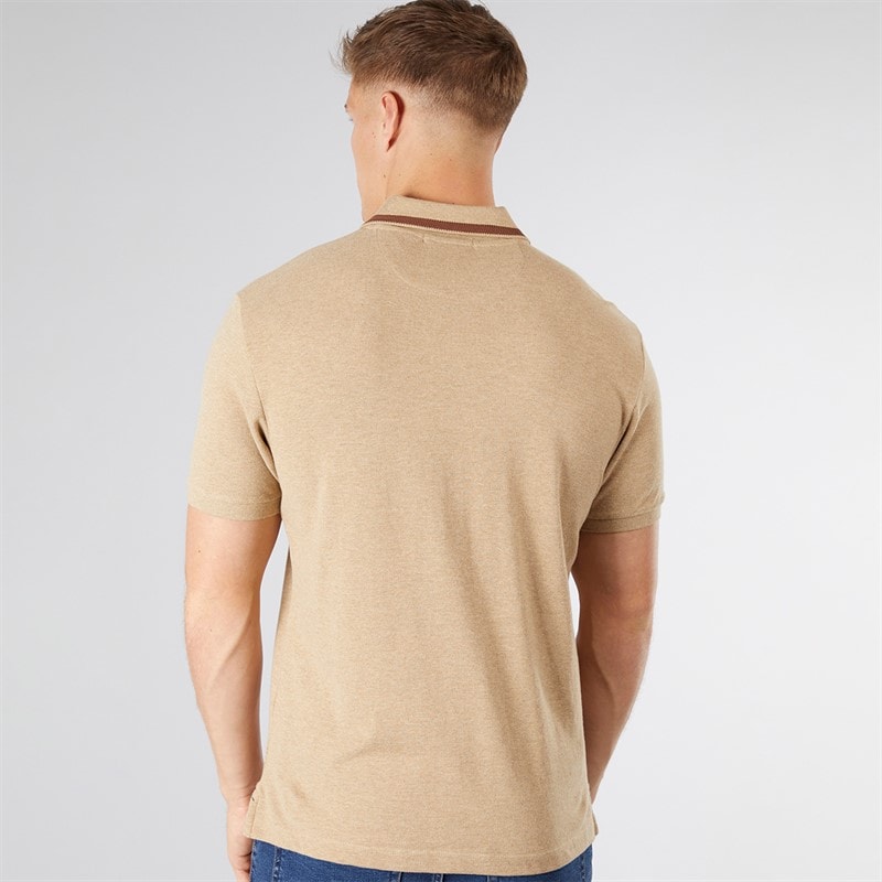 Scotch & Soda Herre Piqué Polo Taupe - Billede 2