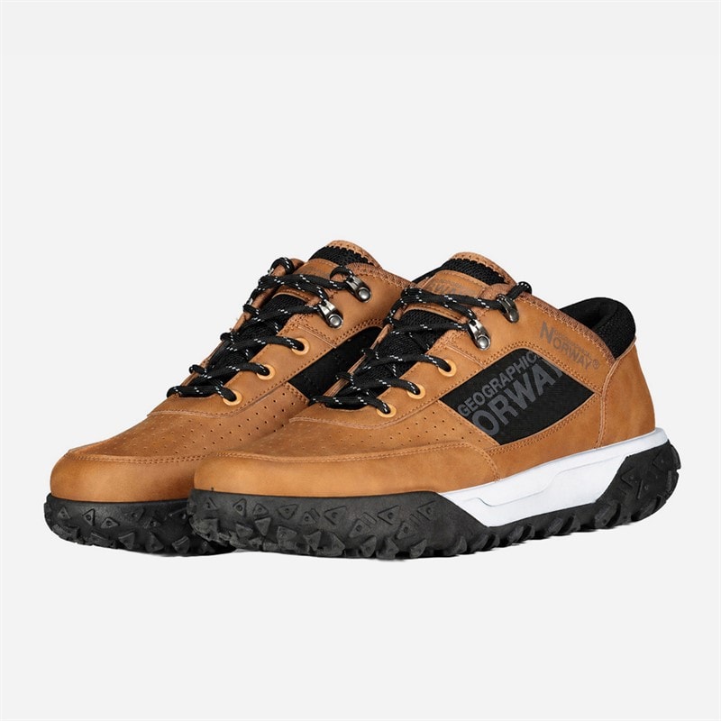 Geographical Norway Herre Sneakers Kamelfarve - Billede 2
