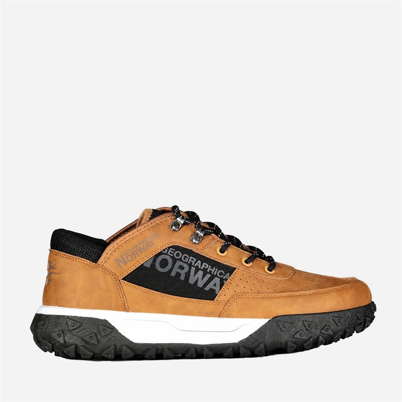 Geographical Norway Herre Sneakers Kamelfarve - Billede 4