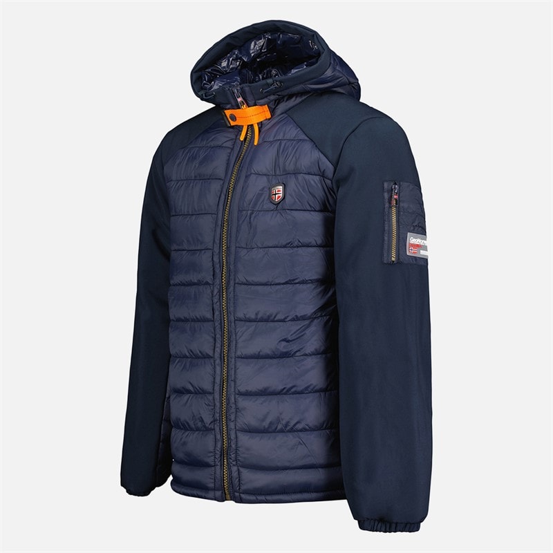 Geographical Norway Herre Parka Jakke Marineblå - Billede 4