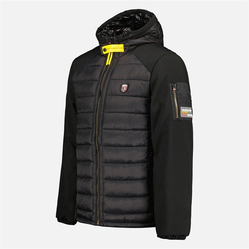 Geographical Norway Herre Parka Jakke Sort - Billede 4