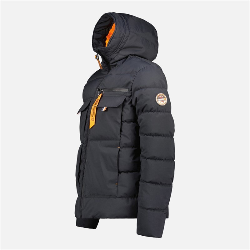 Geographical Norway Herre Parka Jakke Sort - Billede 4