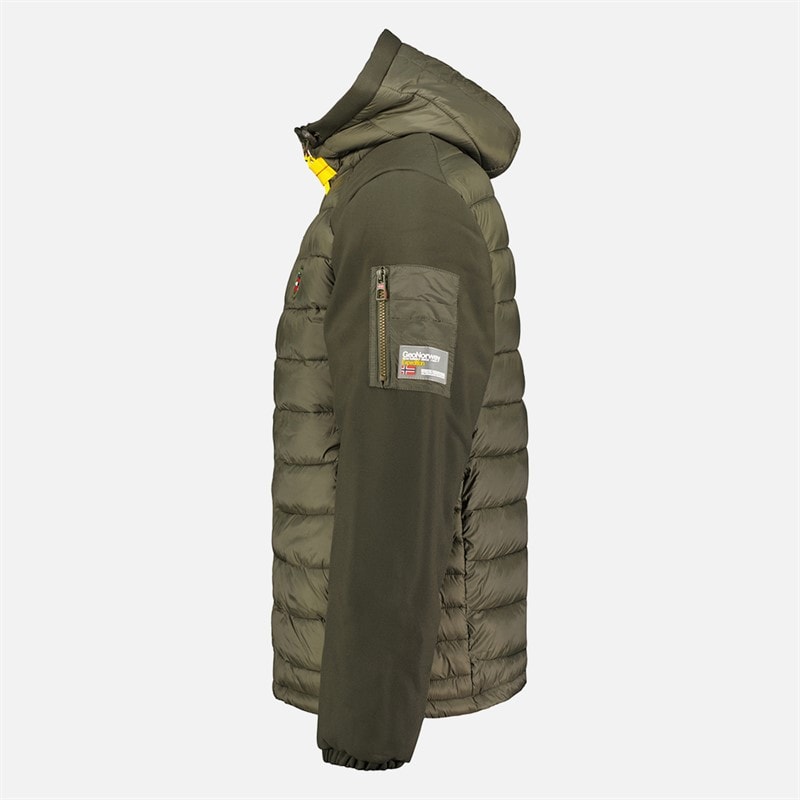 Geographical Norway Herre Parka Jakke Khaki - Billede 3