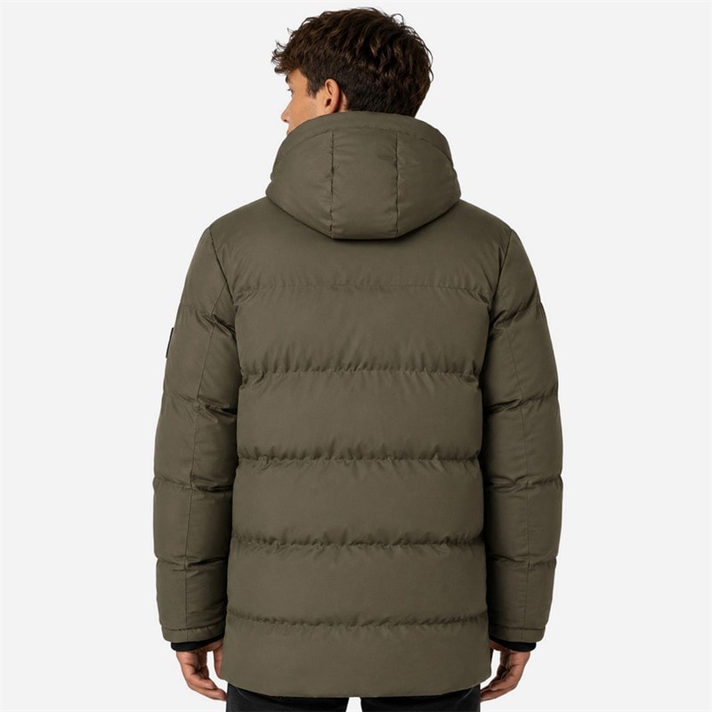 Geographical Norway Herre Parka Jakke Khaki - Billede 2