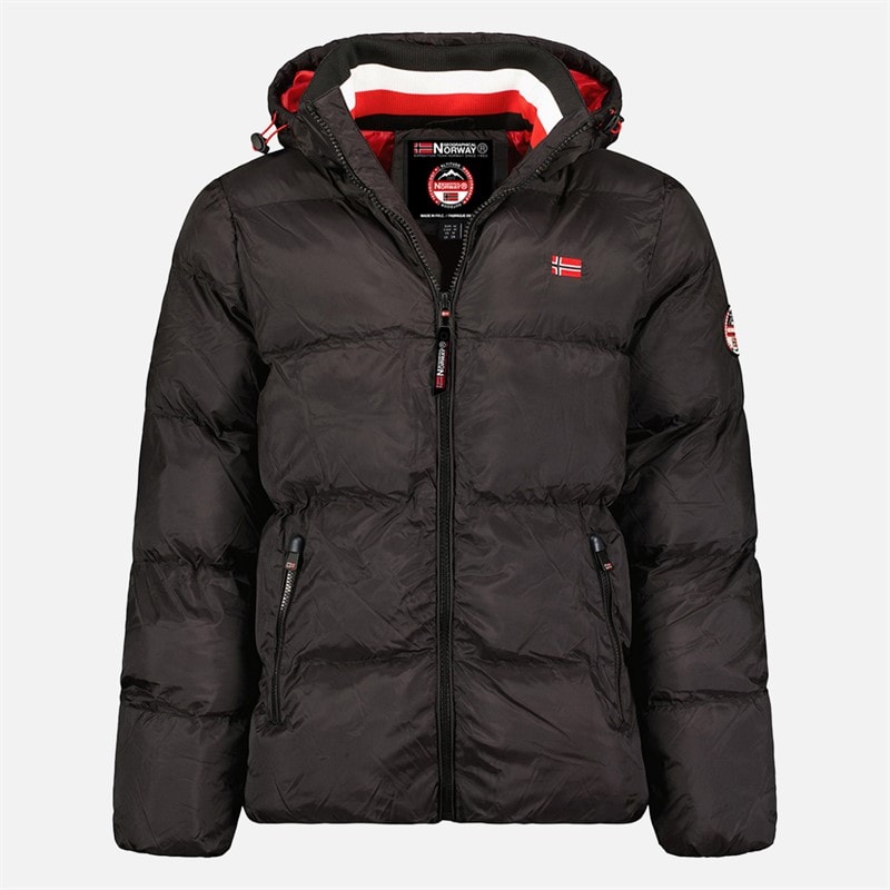 Geographical Norway Herre Parka Jakke Sort - Billede 1