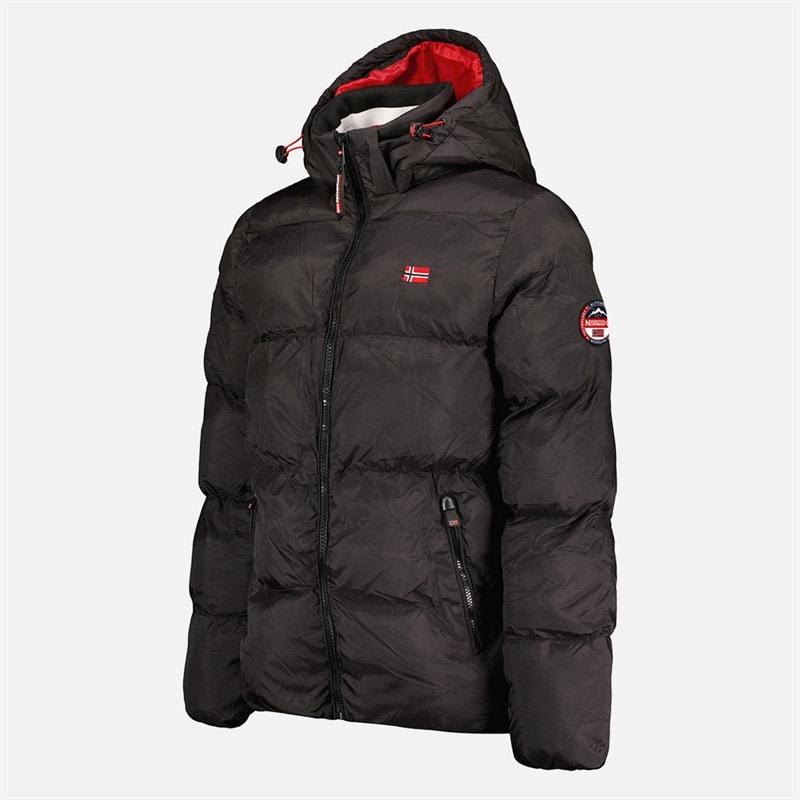 Geographical Norway Herre Parka Jakke Sort - Billede 4
