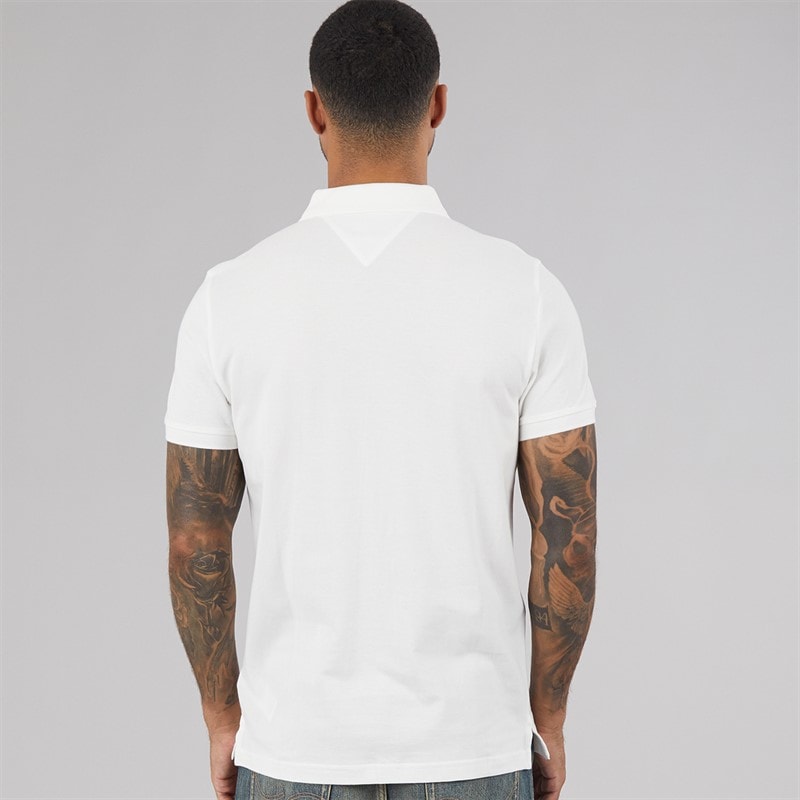 Tommy Jeans Herre Polo skjorte med stolpe Ecru - Billede 2