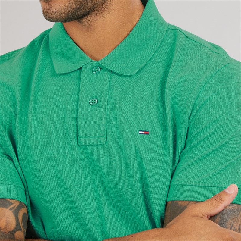 Tommy Jeans Herre Polo Shirt Bahama Green - Billede 3
