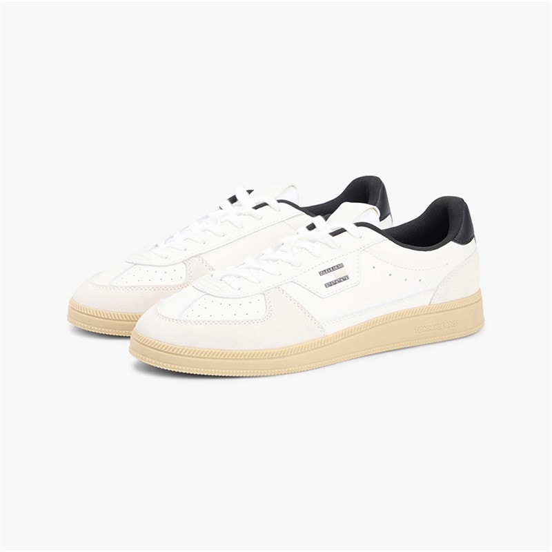 Tommy Jeans Herre The Greenwich Træningssko Ecru/Sort - Billede 2