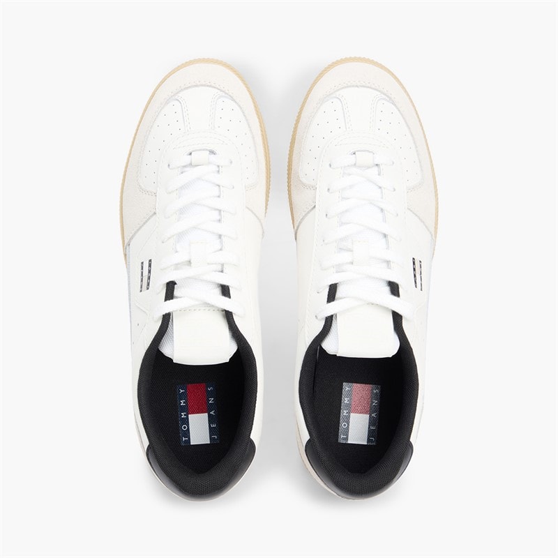 Tommy Jeans Herre The Greenwich Træningssko Ecru/Sort - Billede 4