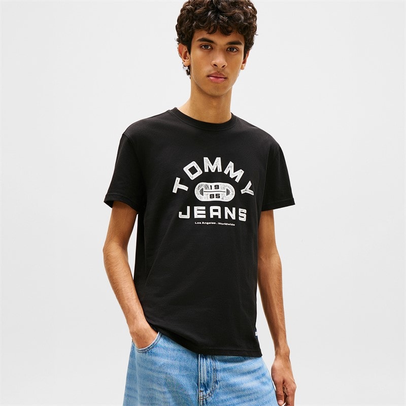 Tommy Jeans Herre TJ Trænings T-shirt Sort