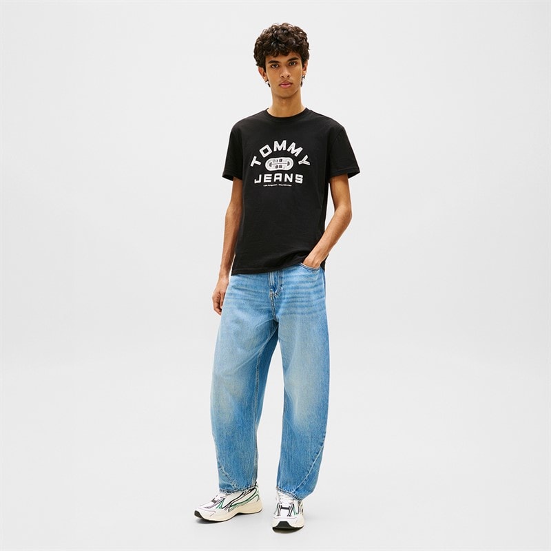 Tommy Jeans Herre TJ Trænings T-shirt Sort - Billede 2