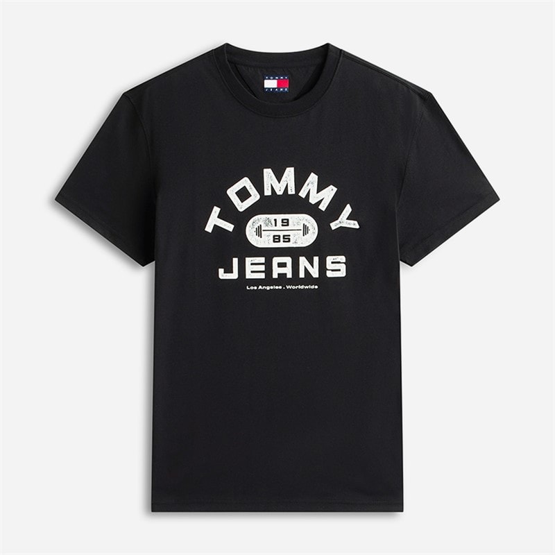 Tommy Jeans Herre TJ Trænings T-shirt Sort - Billede 5