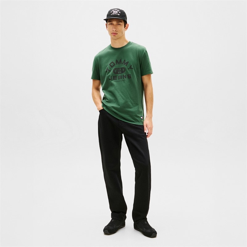 Tommy Jeans Herre TJ Trænings T-shirt Shadow Pine - Billede 2