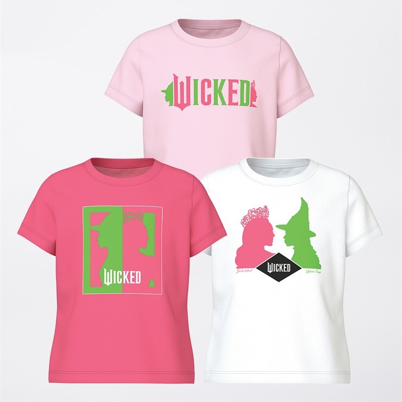 Wicked Piger Kymin Tre Pakke T-Shirts Camilla/Bright White/Ballerina