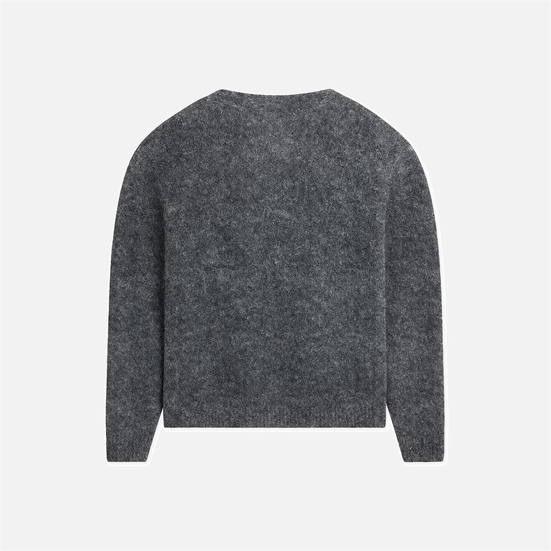 Woodbird Koon Loop Cardigan Asphalt - Billede 2