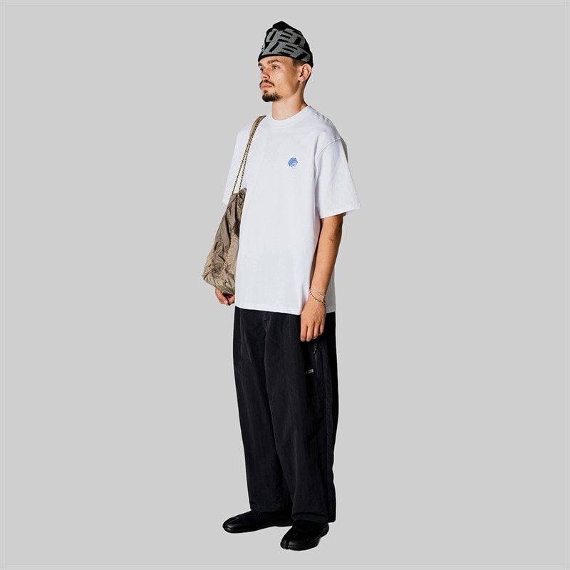 Woodbird Herre Baine Koi Levering T-shirt Hvid - Billede 4