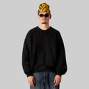 Woodbird Herre Kurt Koi Levering Sweater Sort