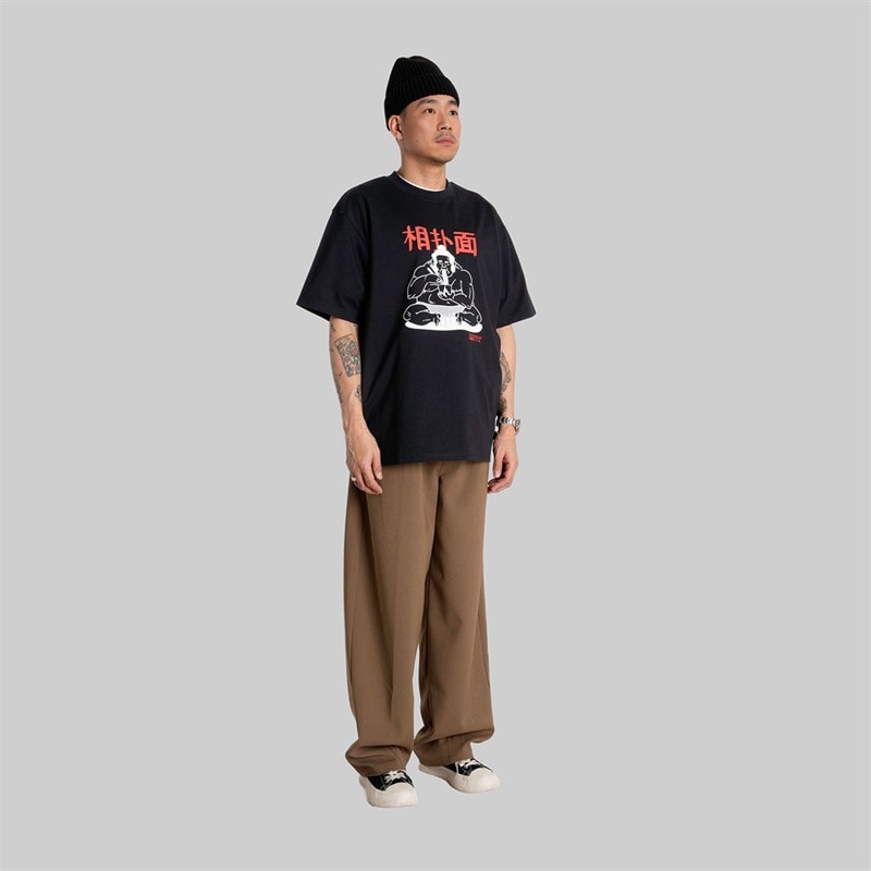 Woodbird Herre Baine Sumo T-shirt Sort - Billede 4