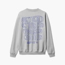 Woodbird Herre Cane Wobble Sweatshirt Grey Melange